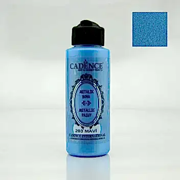 Mavi Metalik Boya