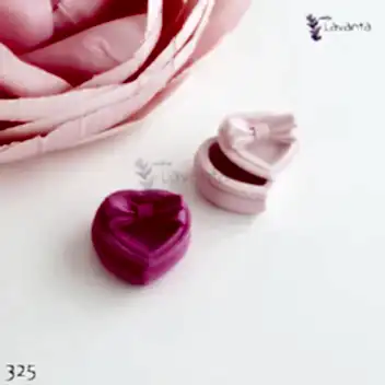 Fiyonklu Kalp Kutu Silikon Kalıbı