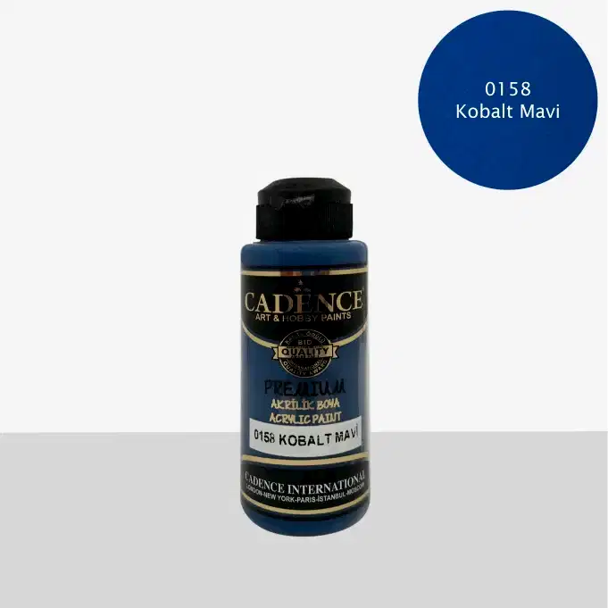 0158 Kobalt Mavi - Premium Akrilik 120ml