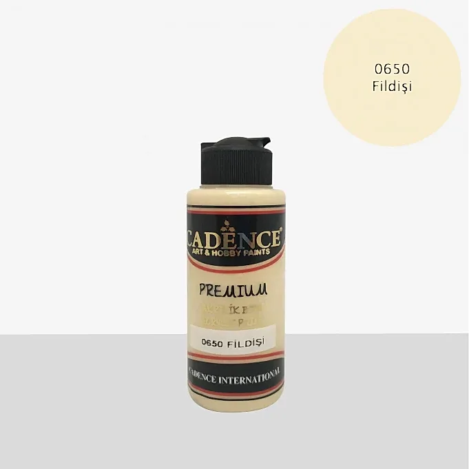 0650 Fildişi - Premium Akrilik 120ml