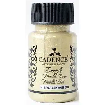 148 Beyaz Altın Dora Metalik Boya 50ML