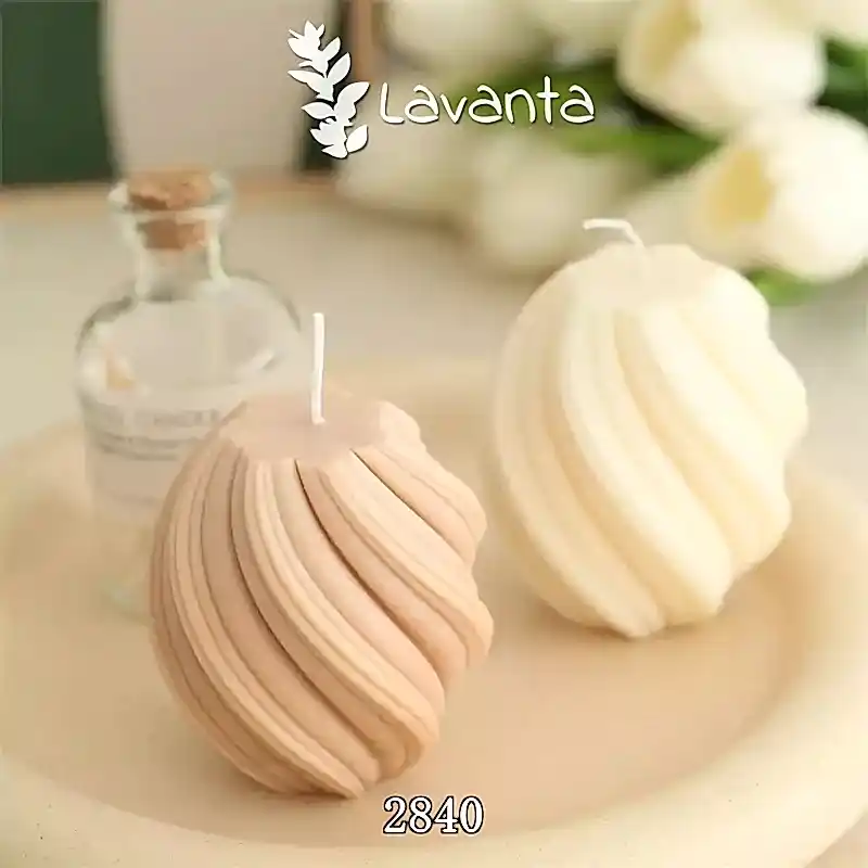 Küçük Dalga Burgu Mum Kalıbı