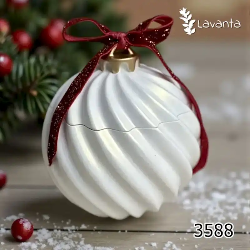 Yılbaşı Top Mumluk Kalıbı