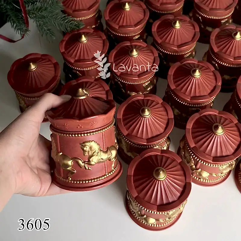 Atlı Karınca Mumluk Silikon Kalıbı