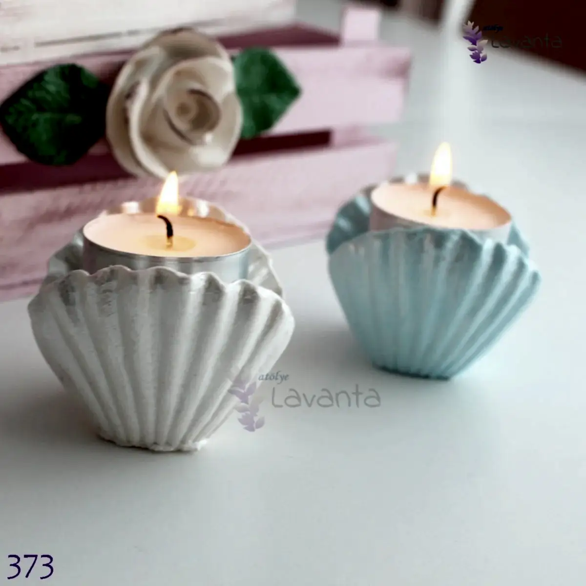 İstiridye Mumluk Silikon Kalıbı