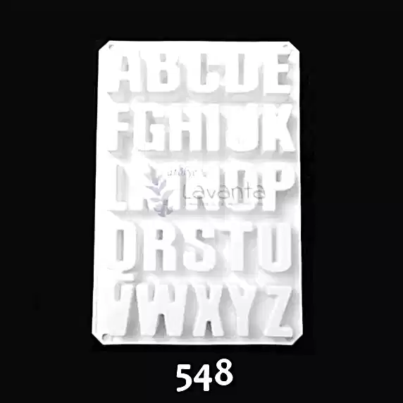 Dev Harf Silikon Kalıbı