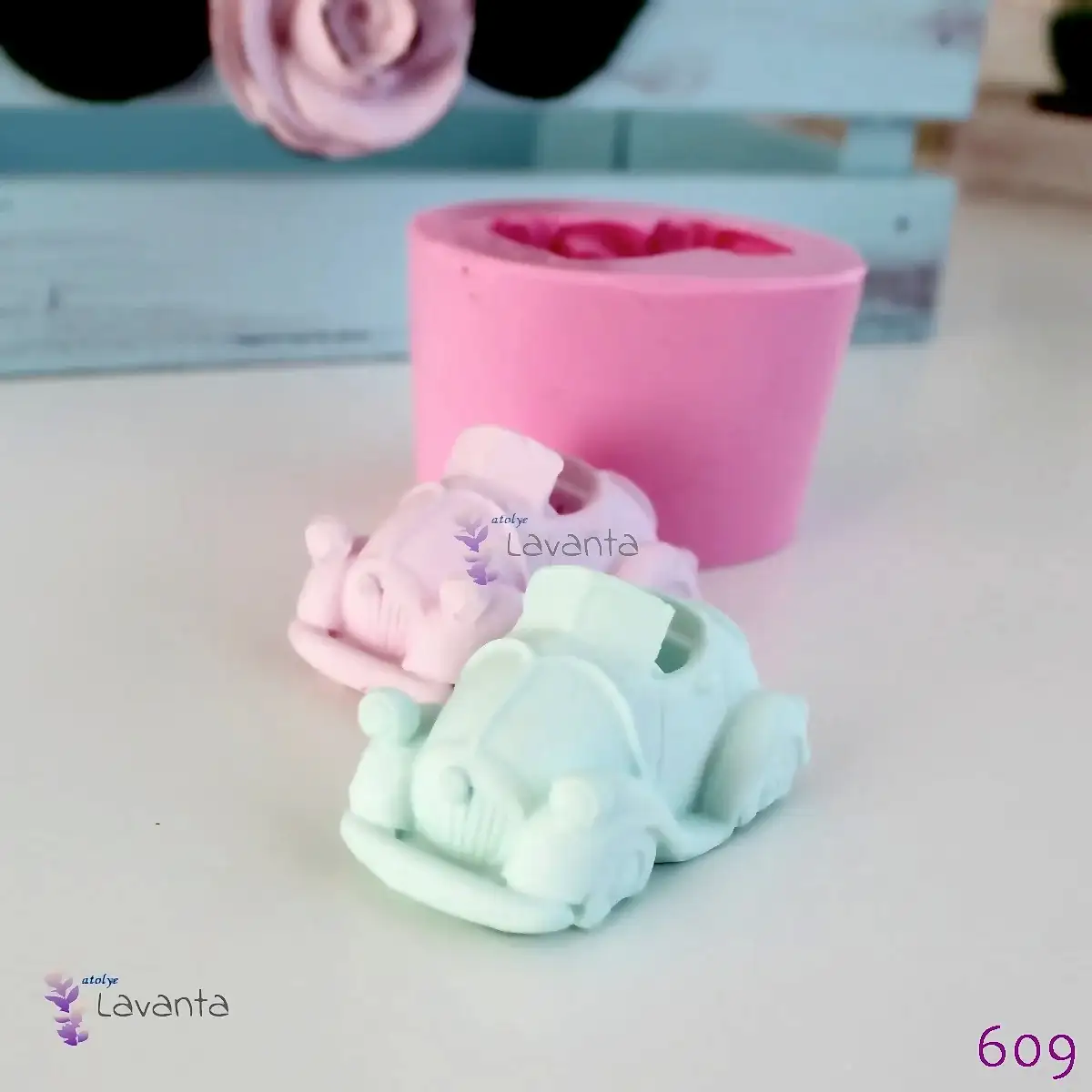 Üstü Açık Vosvos Araba Silikon Kalıbı