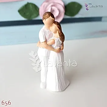 Sarılan Sevgililer Biblo Silikon Kalıbı