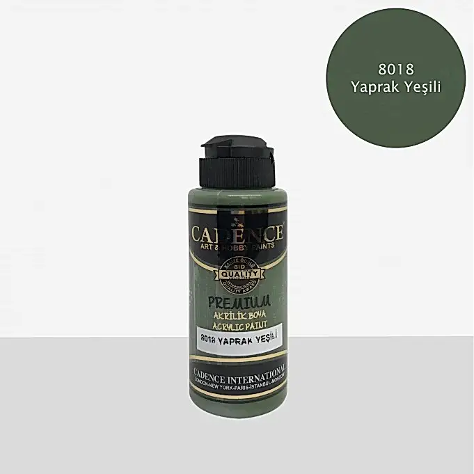 8018 Yaprak Yeşili - Premium Akrilik 120ml