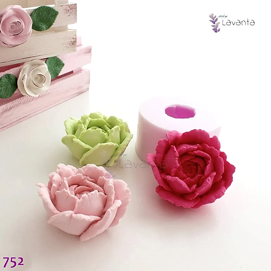 Açmış Şakayık Kokulu Taş Silikon Kalıbı