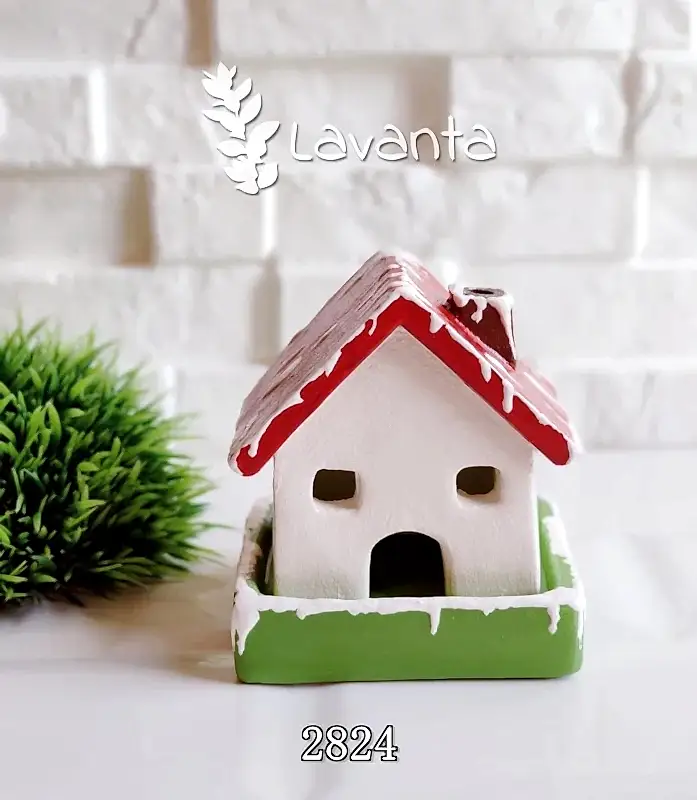 Altlıklı Ev Tütsülük ve Mumluk Silikon Kalıbı