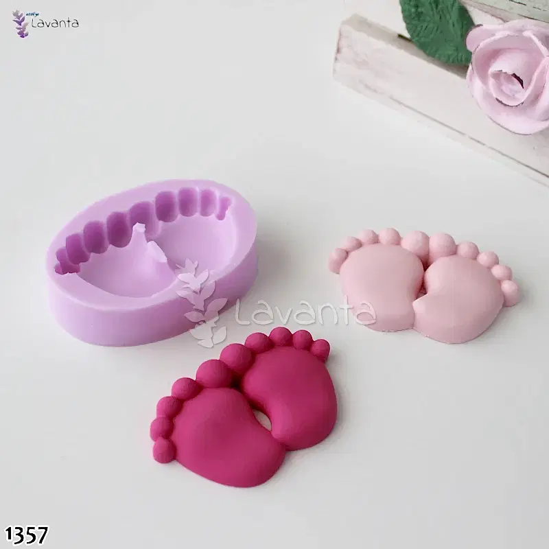 Şirin Ayak İzi Silikon Kalıbı