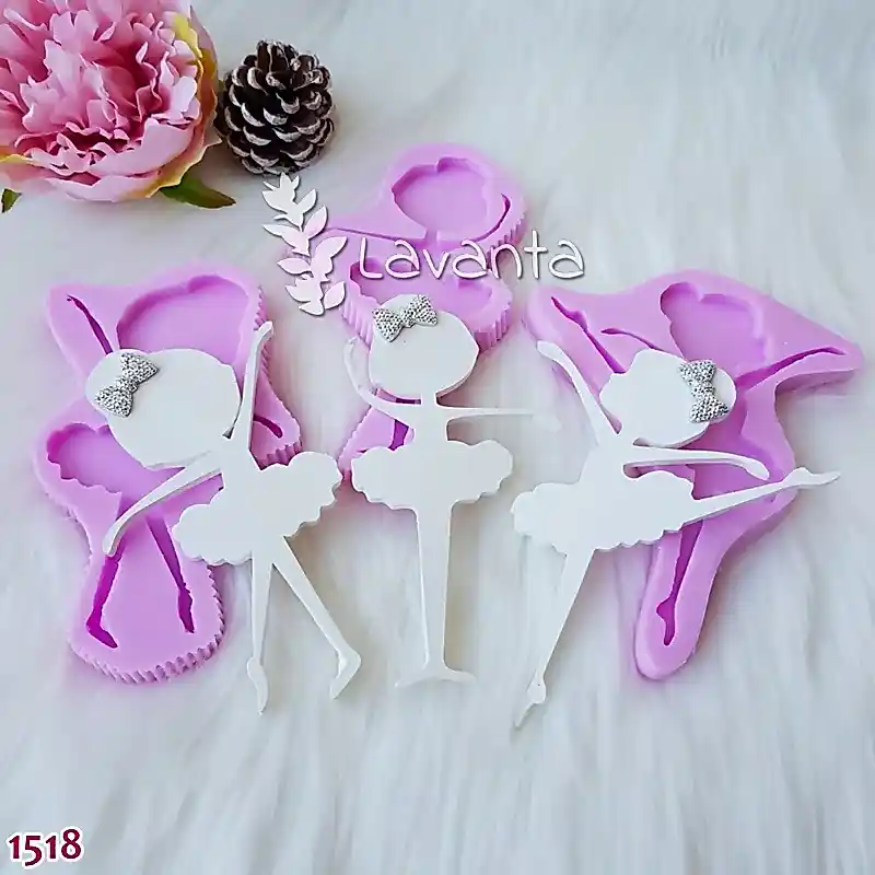 Balerin Kızlar Kokulu Taş Kalıpları