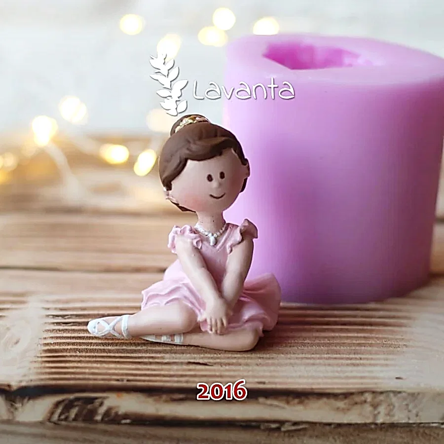 Balerin Kız Biblo Silikon Kalıbı