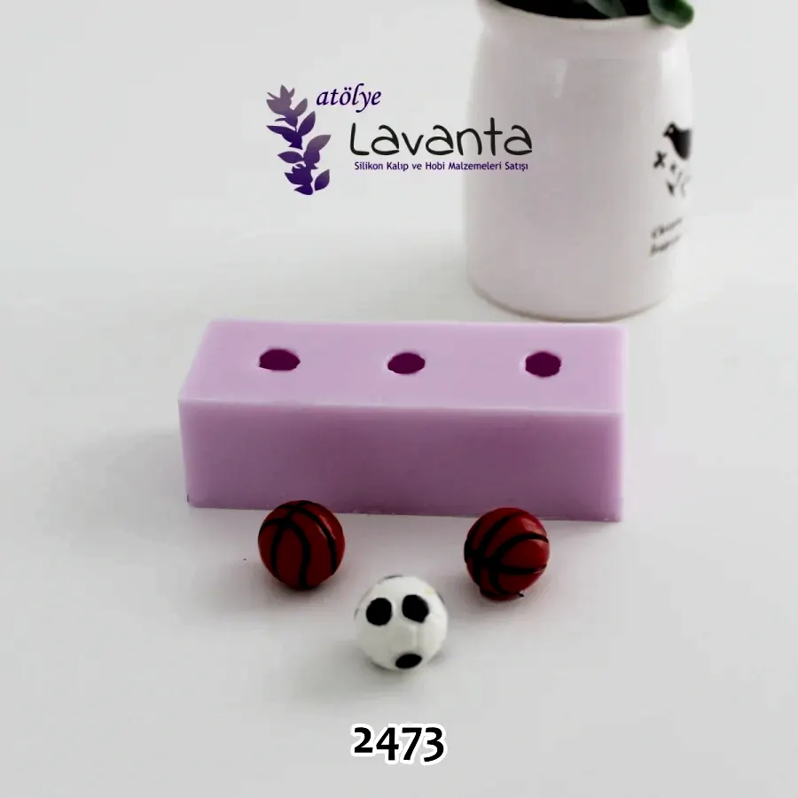 Basket ve Futbol Topları Minyatür Kalıbı