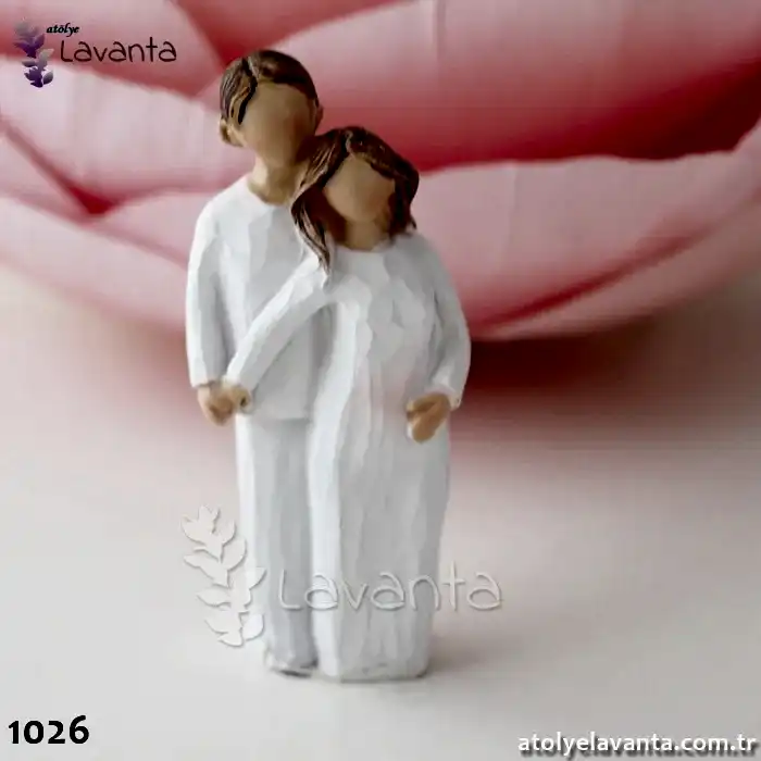 Bebek Bekleyen Çift Silikon Kalıbı