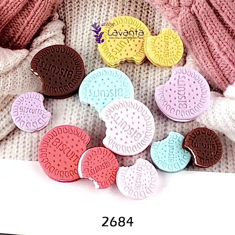 Bisküviler Silikon Kalıbı