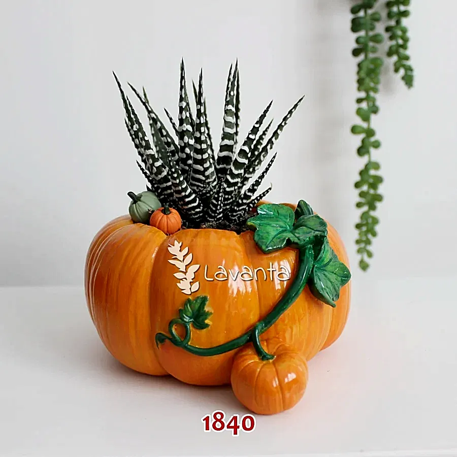 Büyük Balkabağı Saksı Silikon Kalıbı