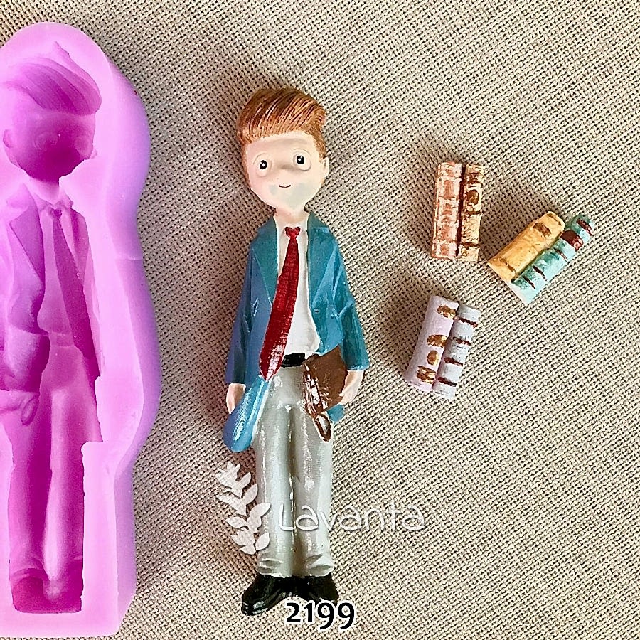 Çantalı Erkek Pano Silikon Kalıbı