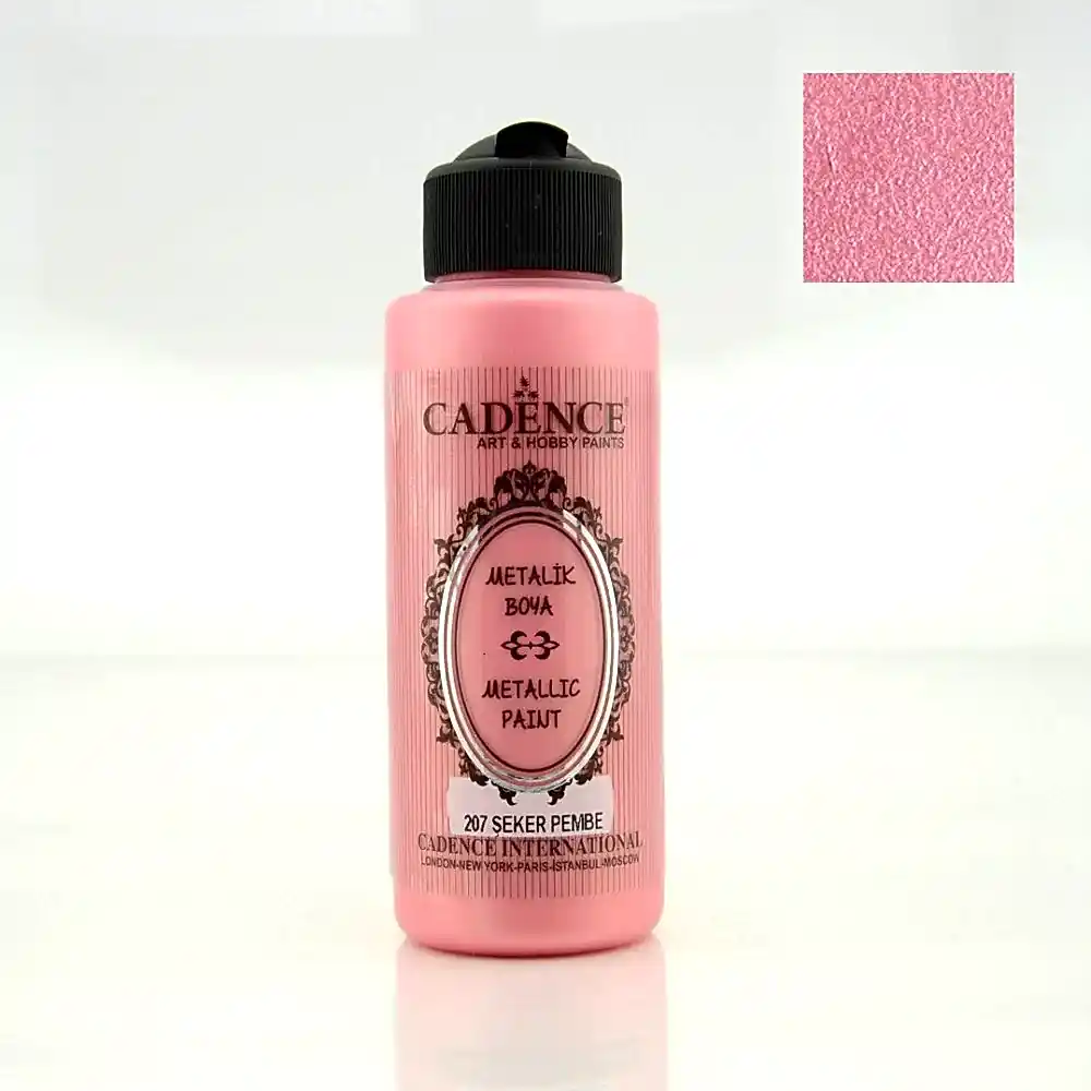 Şeker Pembe Metalik Boya