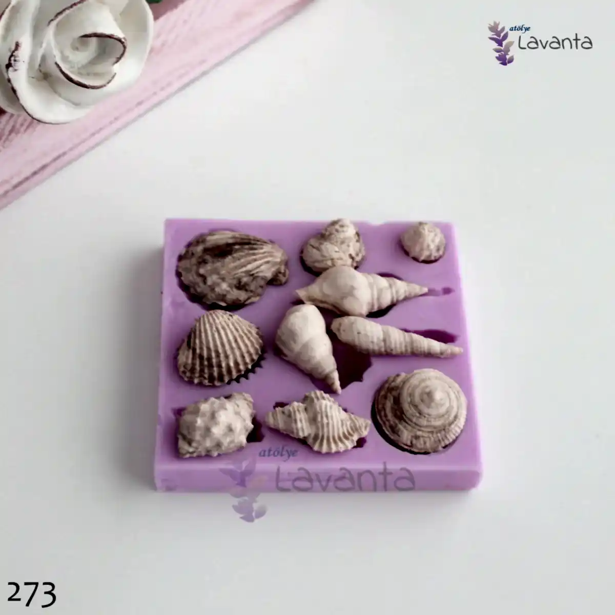 Çoklu Deniz Kabukları Silikon Kalıbı