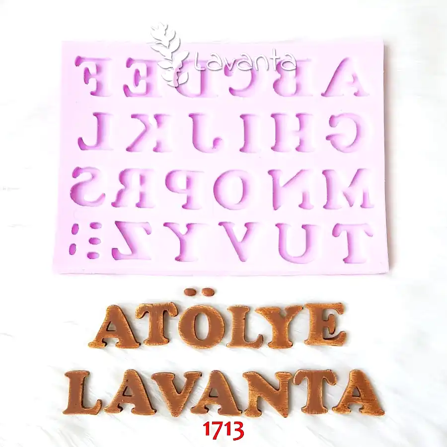 Fıçıcı Harfler Silikon Kalıbı