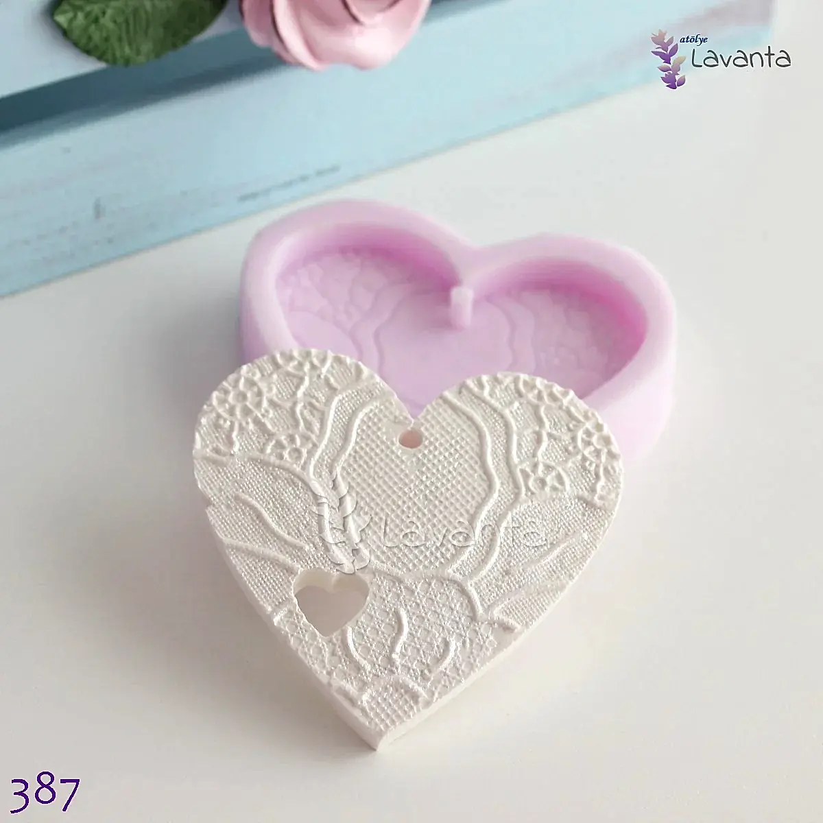 Dantel Kalp Silikon Kalıbı