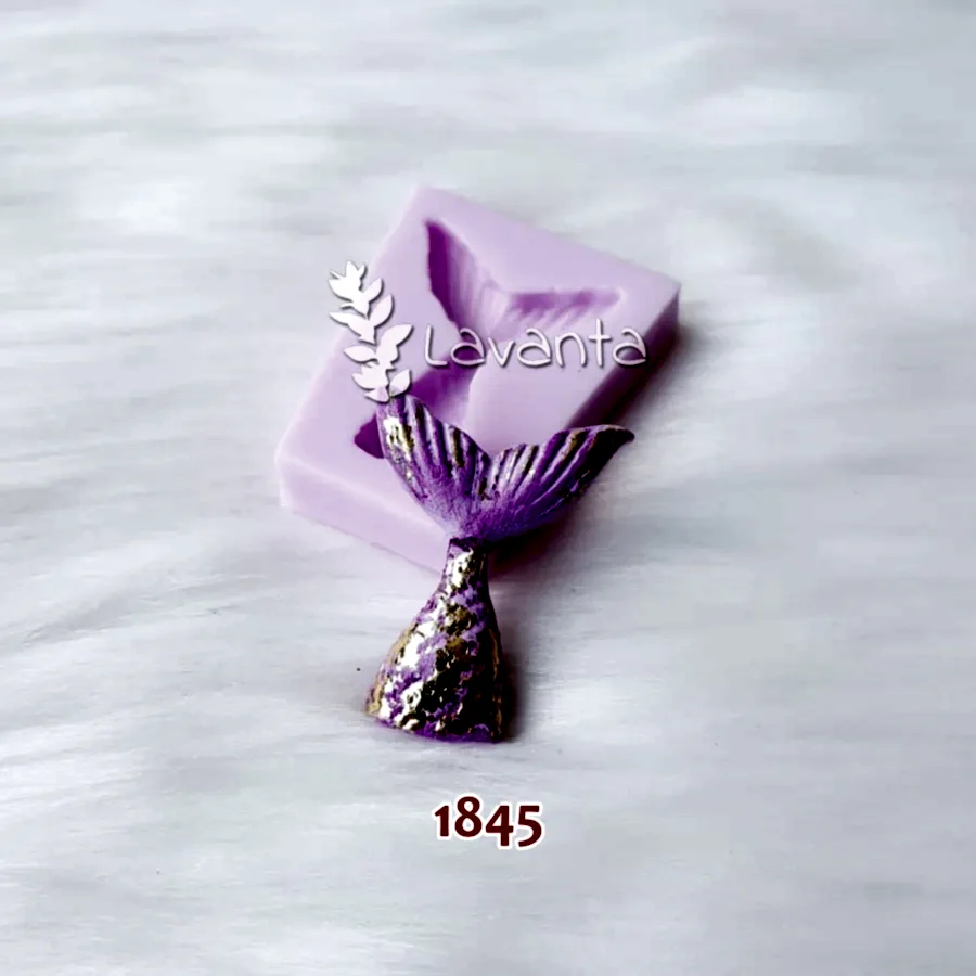 Deniz Kızı Kuyruğu Küçük Boy Silikon Kalıbı