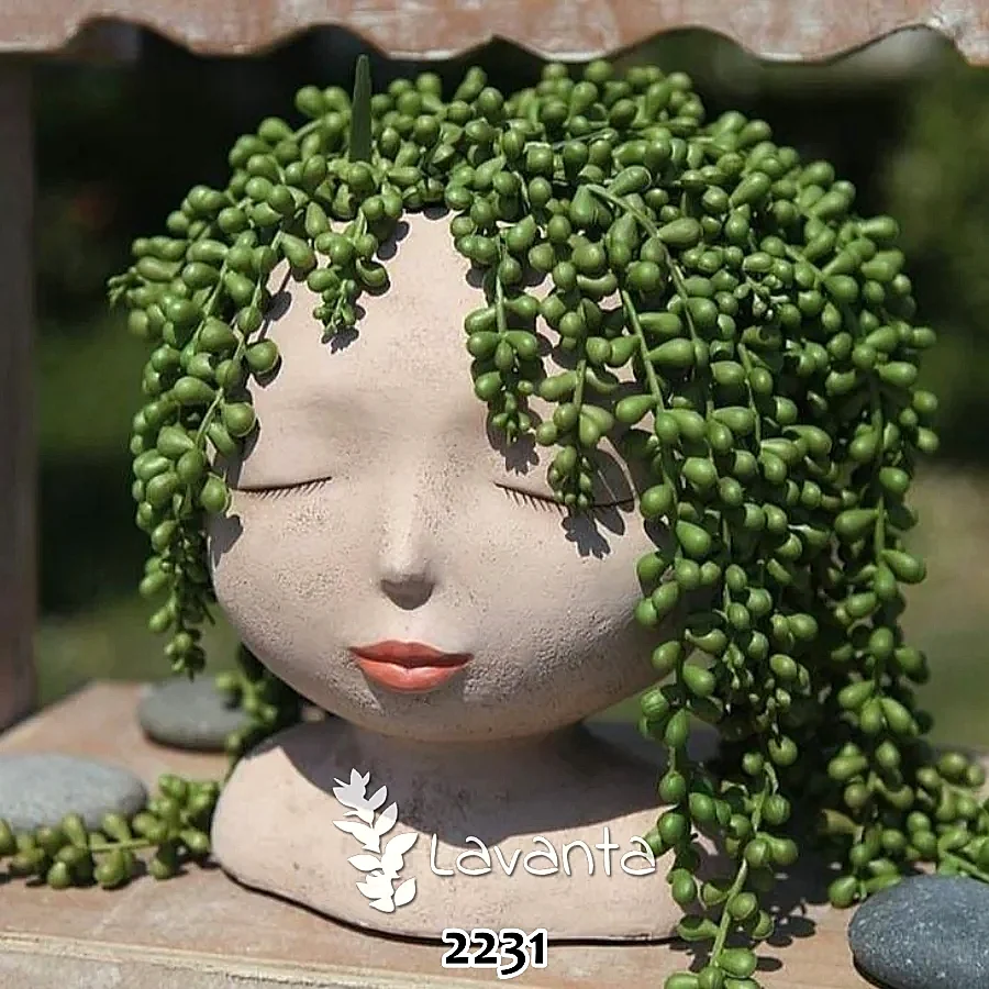 Dev Kız Saksı Kalıbı