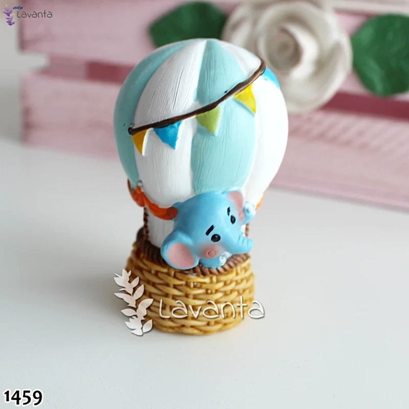 Üç Boyutlu Filli Uçan Balon Silikon Kalıbı