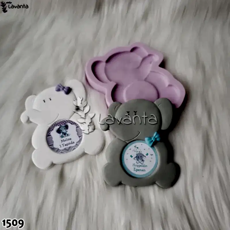 Filli Yuvarlak Çerçeve Silikon Kalıbı