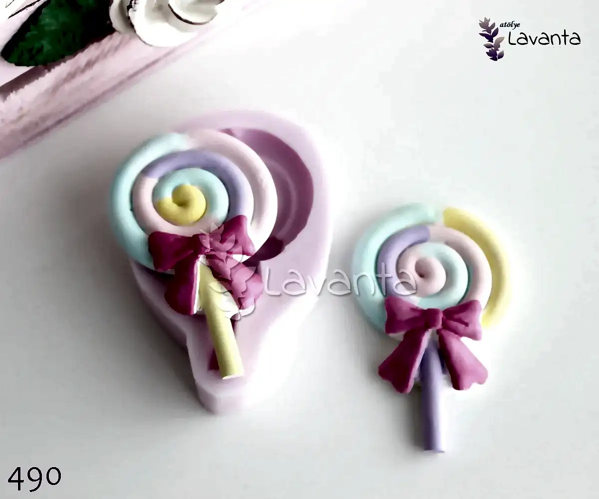 Fiyonklu Halka Şeker Silikon Kalıbı