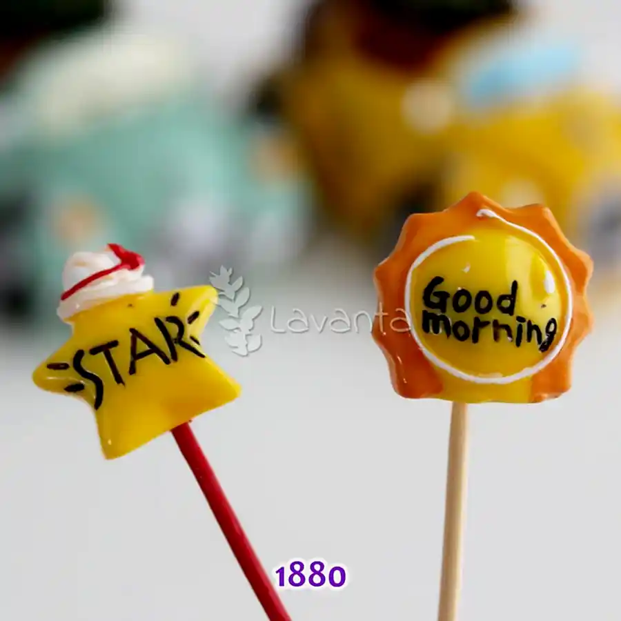 Good Morning ve Star Saksı Süsü Kalıpları