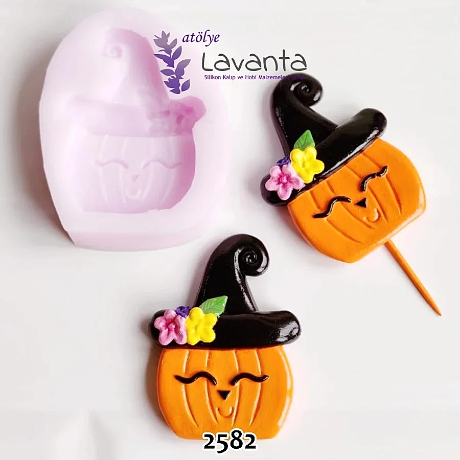 Halloween Bal Kabağı Silikon Kalıbı