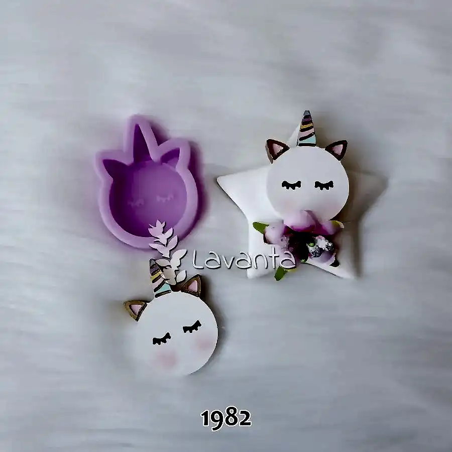 Hediyelik Unicorn Silikon Kalıbı