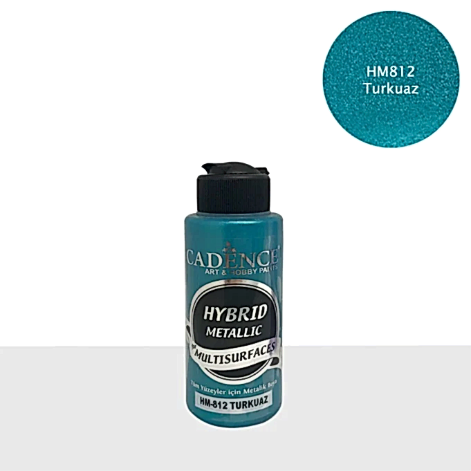 HM812 Metalik Turkuaz - Multisurfaces 120ml