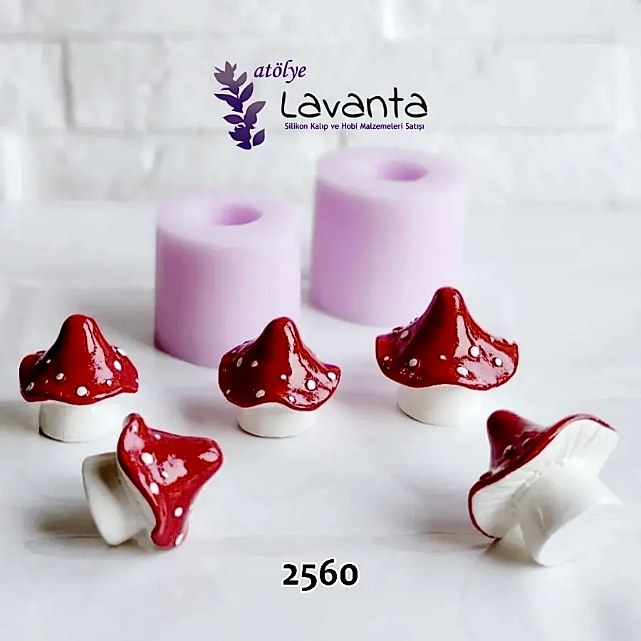 İkili Mantar Silikon Kalıbı