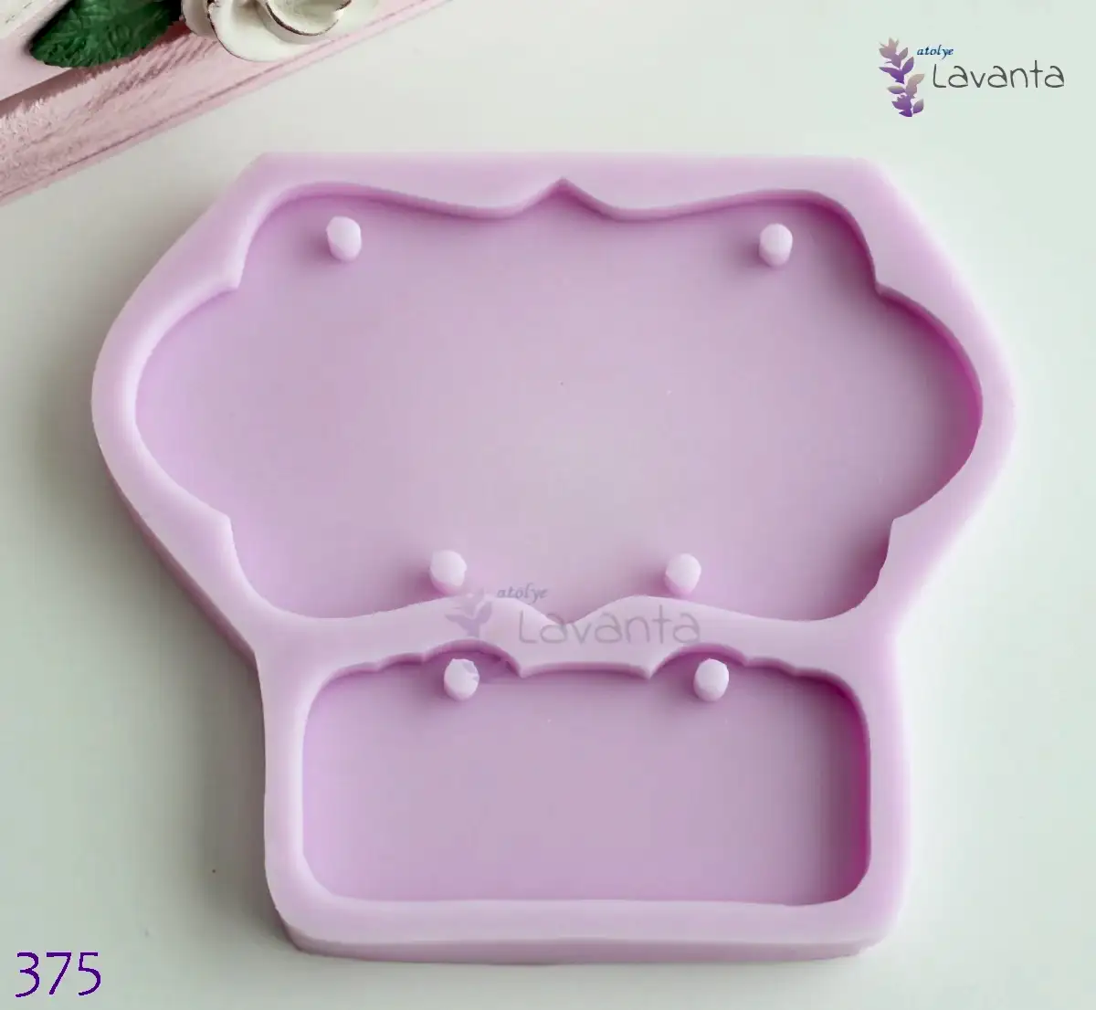 İkili Tabanlık Silikon Kalıbı