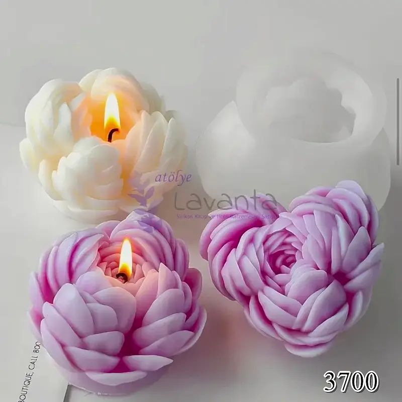 İkili Şakayık Mum Kalıbı