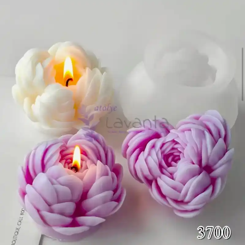 İkili Şakayık Mum Kalıbı