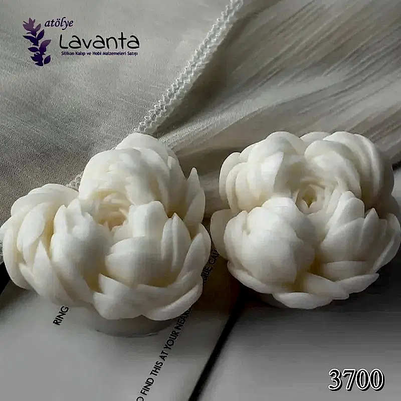 İkili Şakayık Mum Kalıbı