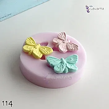 Üçlü Kelebek Silikon Kalıbı