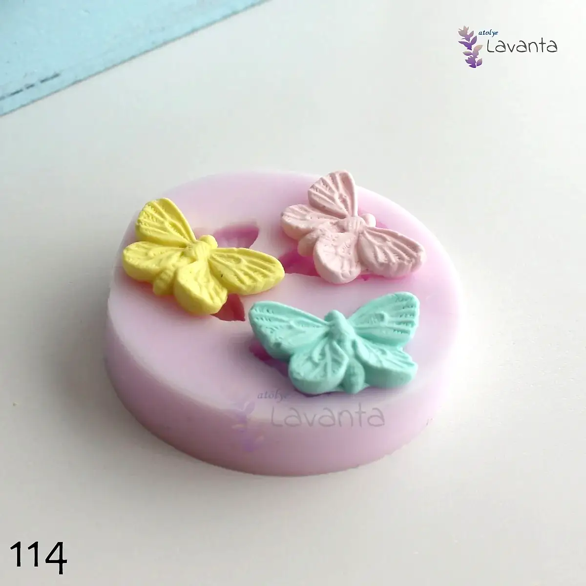 Üçlü Kelebek Silikon Kalıbı