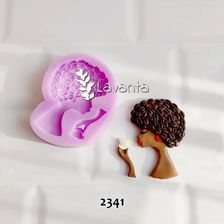 Kahveli Kadın Silikon Kalıbı