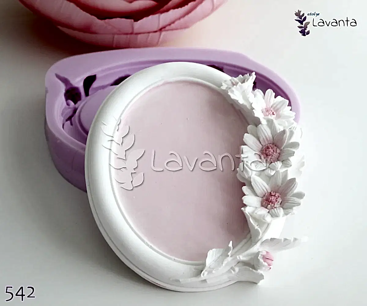 Papatya Çerçeve Silikon Kalıbı