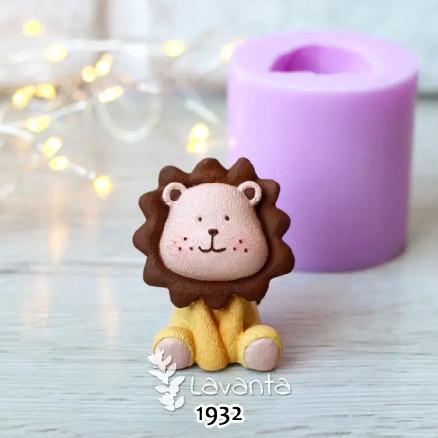 Küçük Aslancık Biblo Kokulu Taş Kalıbı