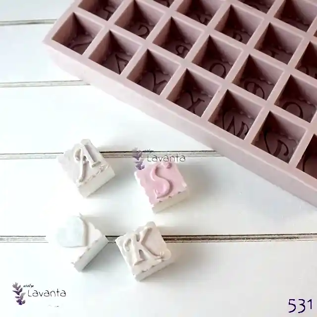 Küp Harf Silikon Kalıbı