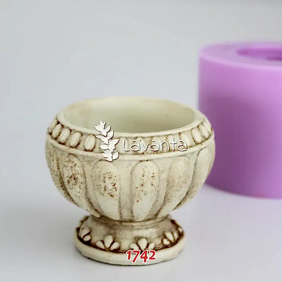 Kupa Saksı Silikon Kalıbı