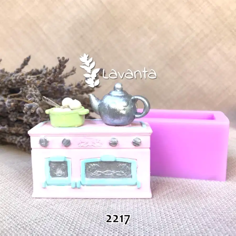 Kuzine Soba Minyatür Silikon Kalıbı