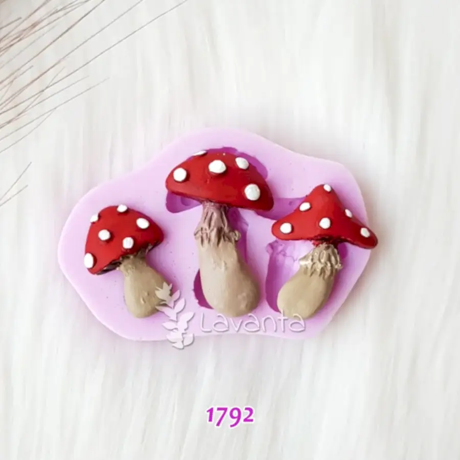 Mantar Seti Kokulu Taş Kalıbı